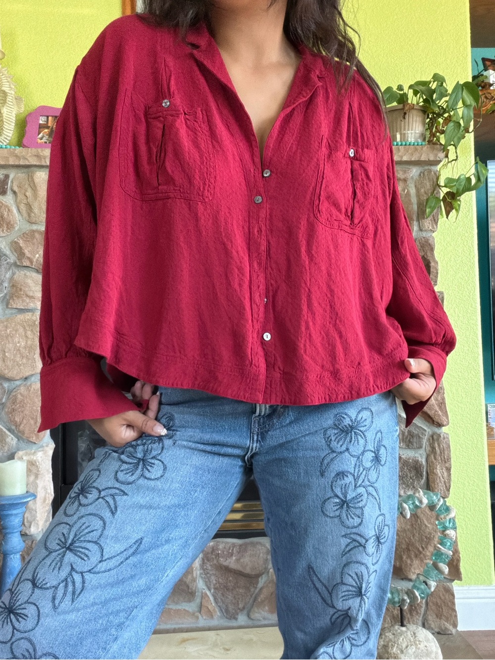 Free people long sleeve top